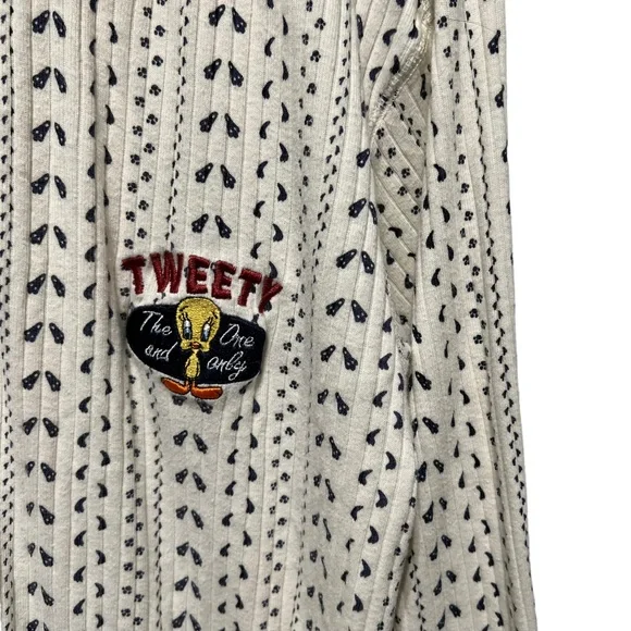 Warner Bros. Tweety “The One and Only” Pajama Top Dress Size Small/Medium - Picture 5 of 12